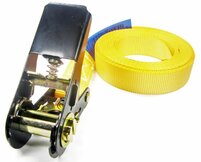 Spanbanden oranje met ratel  width=