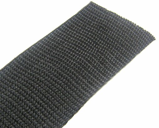 Band 50 mm zwart - 50 meter zware kwaliteit