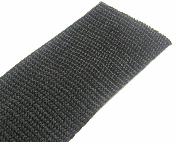 Band 50 mm zwart - 100 meter zware kwaliteit