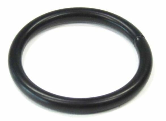Ronde ring zwart verzinkt 20 x 3 mm