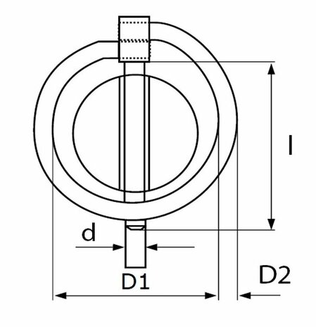 Klappsplint 4 mm