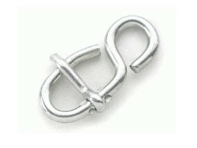 Klapacht 80 mm verzinkt.