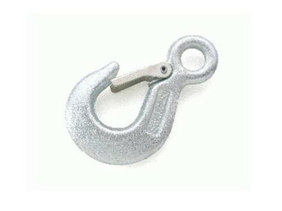 Lasthaak met klep 250 kg blank.