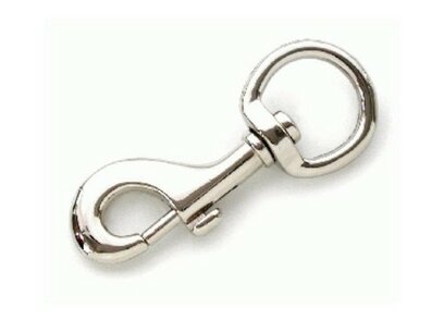 Musketon rond wervel 28 mm