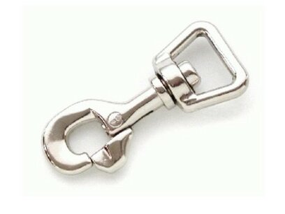 Musketon trapezium wervel 19 mm.