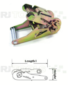 Spanratel 36 mm smalle handgreep