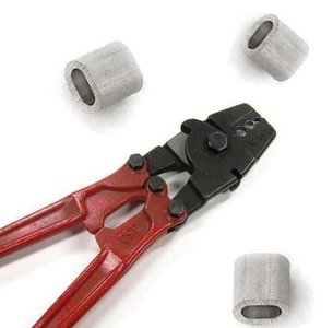 Pressklemmenzange - für 2 - 4  mm Seil