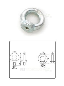 Ringmutter - M8 - verzinkt